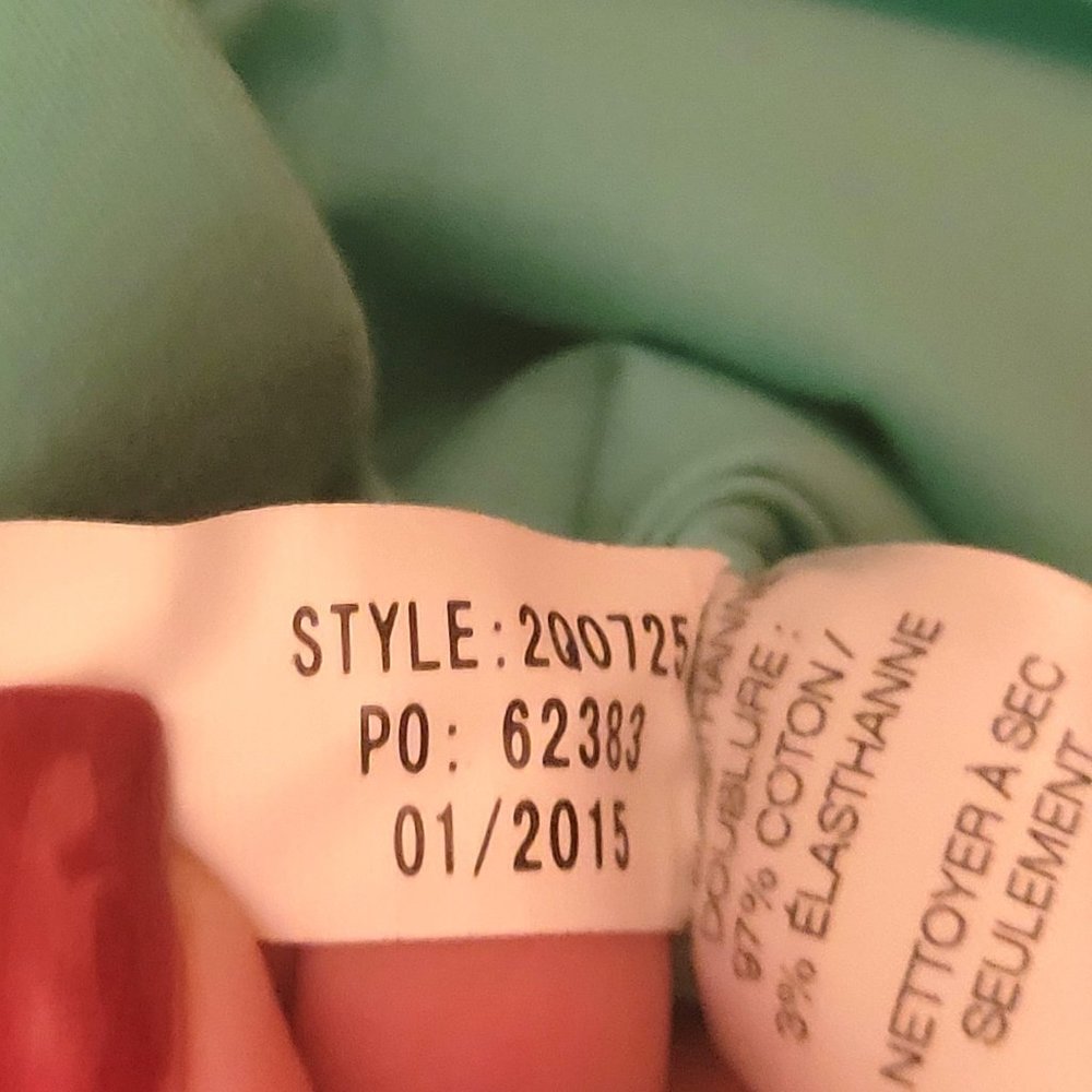 Vineyard Vines Womens Dress Green M Caribbean Floral Embroidered Strapless Back - Picture 9 of 11